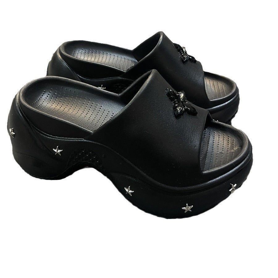 Damer Mode Clogs med pynt Stilla
