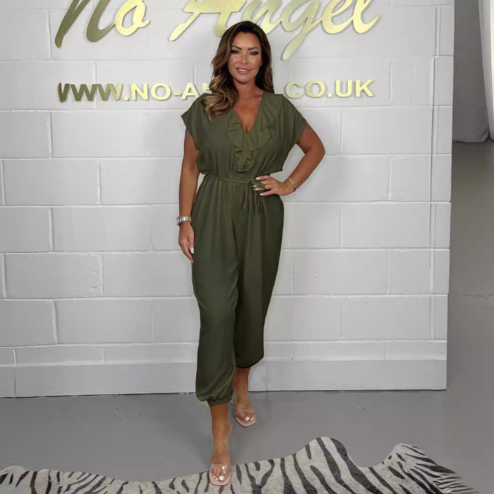 Dame Romantisk Jumpsuit Stiila