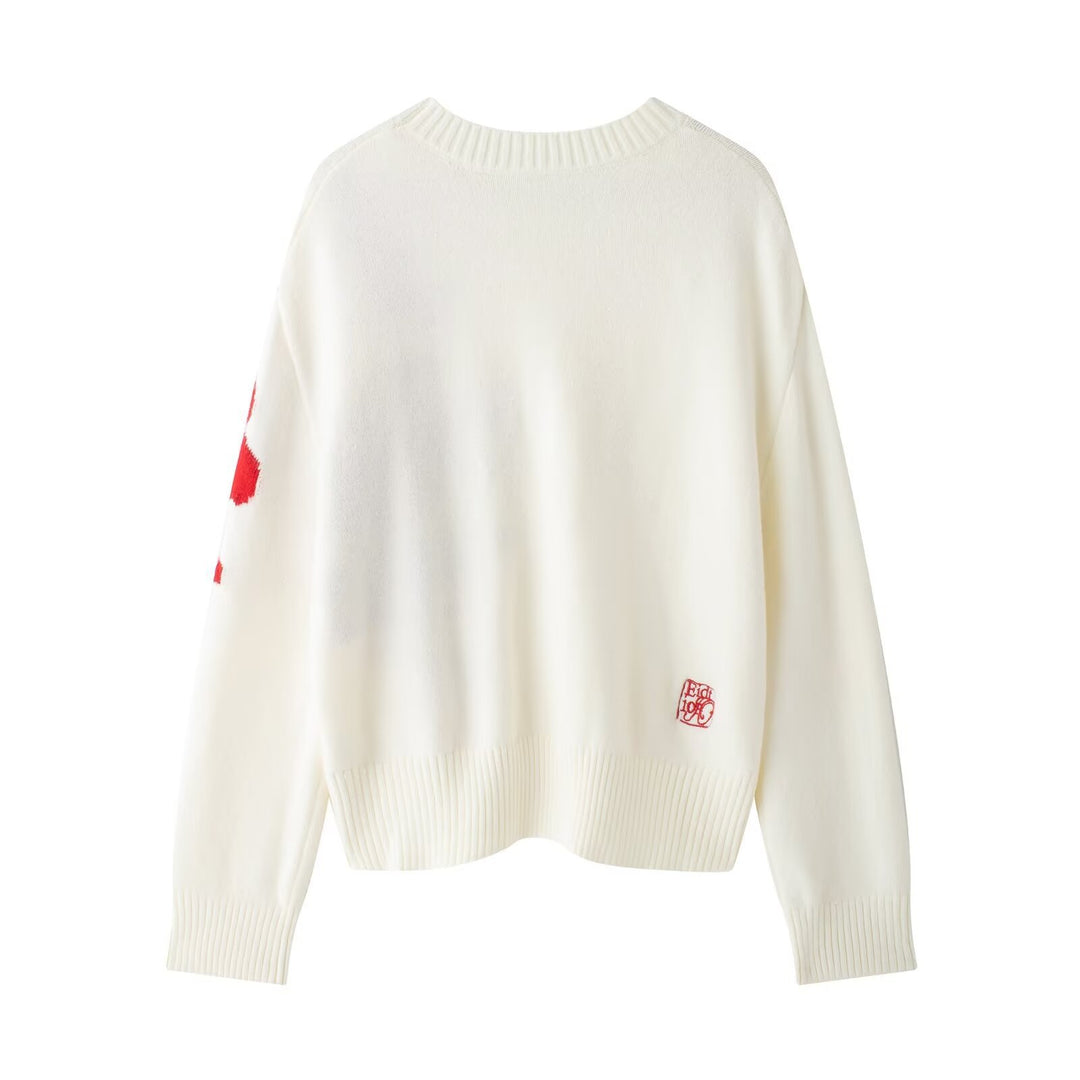 Dame Floral mønstret pullover Stilla