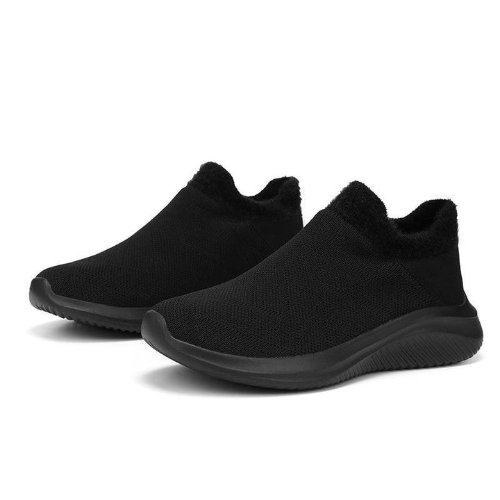 Damer Bequeme Slip-On Strik-Sneakers Stilla