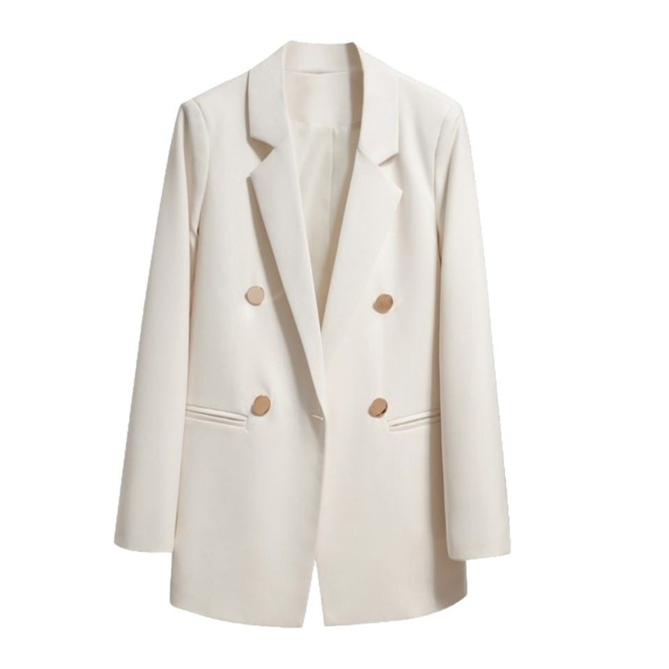 Kvinders elegante og moderne snit blazer med dobbelt knaplukning Stilla