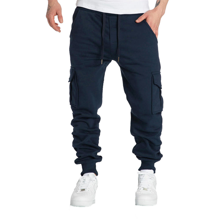 Herrer cargo joggingbukser med sidelommer og elastisk talje Stilla