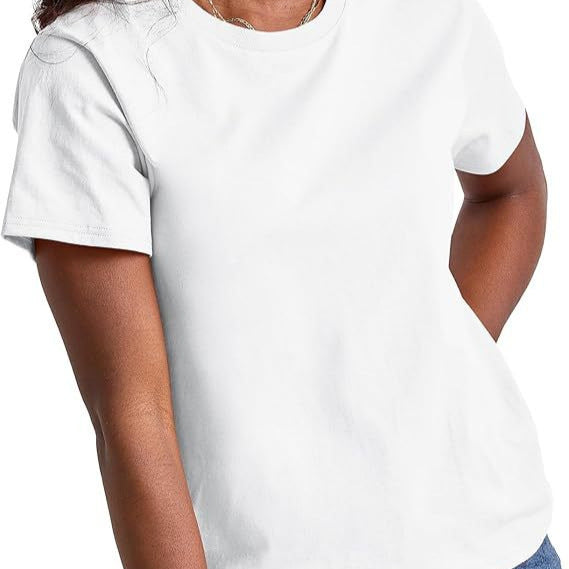 Dame Kortærmet T-shirt med Rund halsudskæring og behagelig bæreoplevelse Stilla