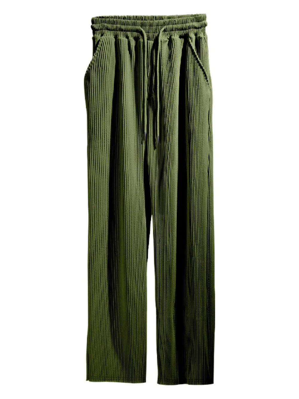 Dame Relaxed Fit Plisserede Vide Bukser Stilla