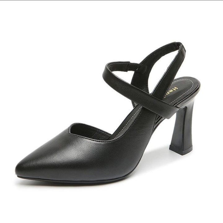Dame Elegante Slingback-pumps med moderne design og komfortabel blokhæl Stilla