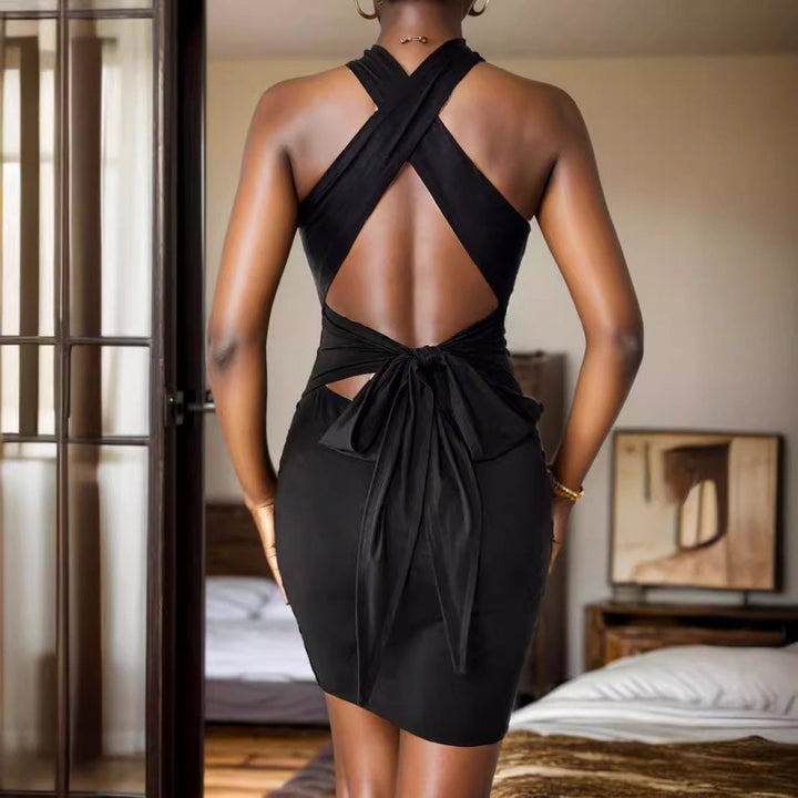 Dame Knotedetail Bodycon Kjole Stilla