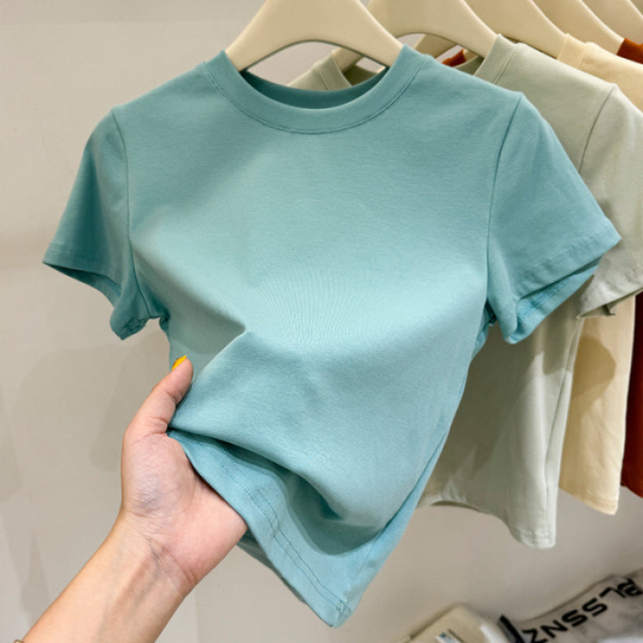 Herrer Klassisk Crew Neck Fritid T-shirt Stilla