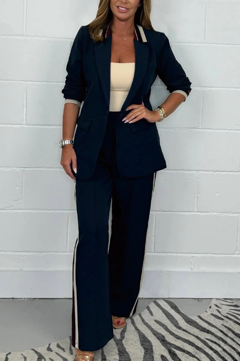 Kvinders elegante og komfortable blazer-bukser kombination Stilla