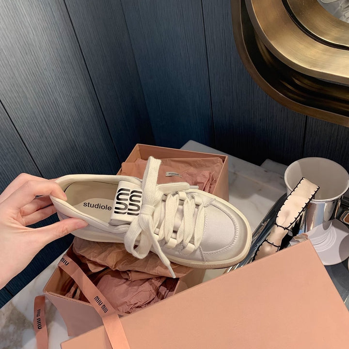 Dame Moderne Fritid Snøre-Sneakers Stilla