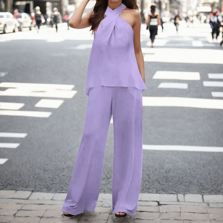 Dame Elegant og luftig jumpsuit med genanvendt stof Stilla