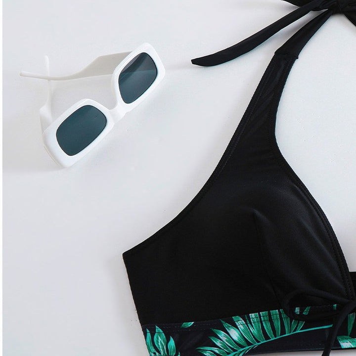 Dame Bikini-sæt med blomstret nederdel og justerbar top Stilla