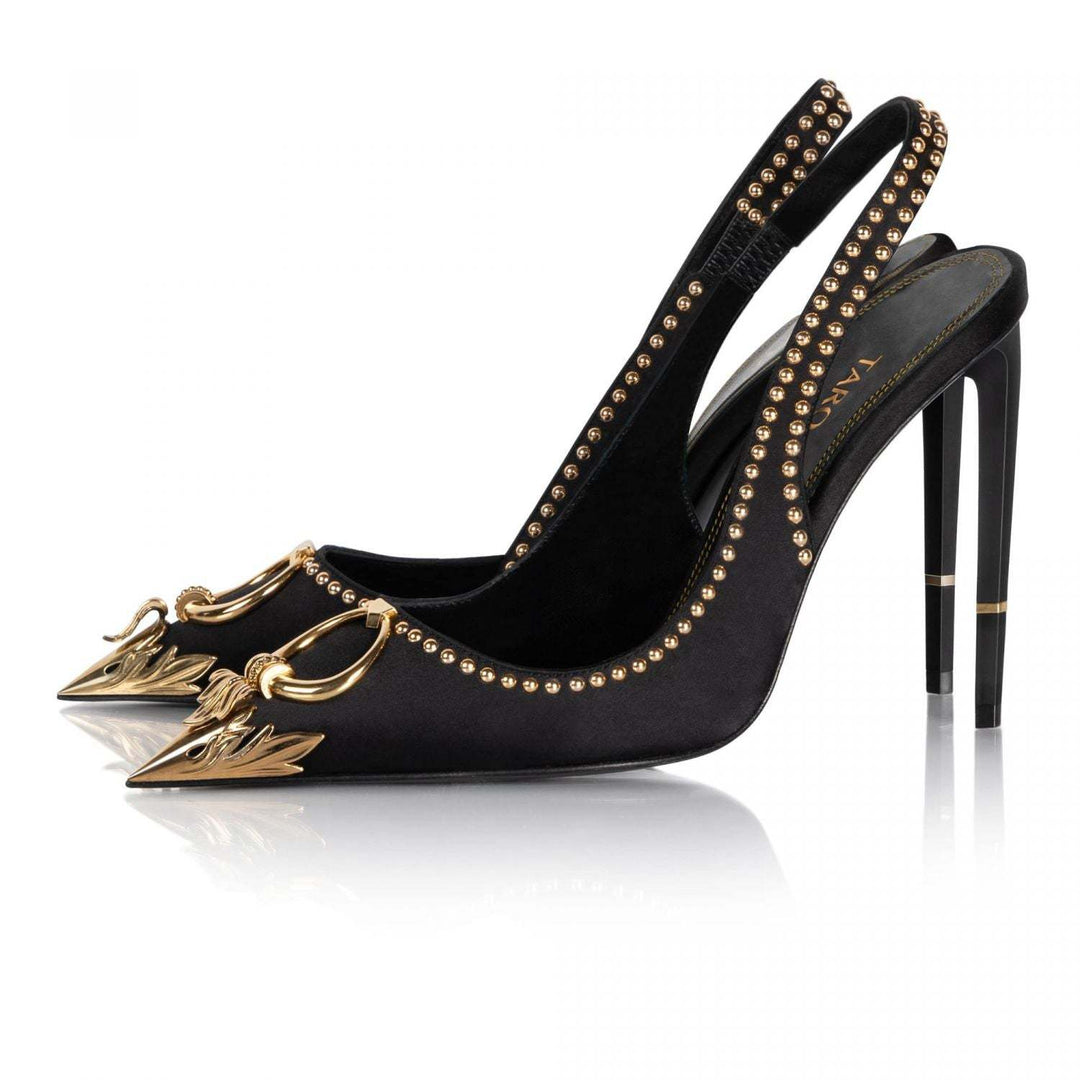 Femme Slingback-hæle med elegante dekorationer Stilla