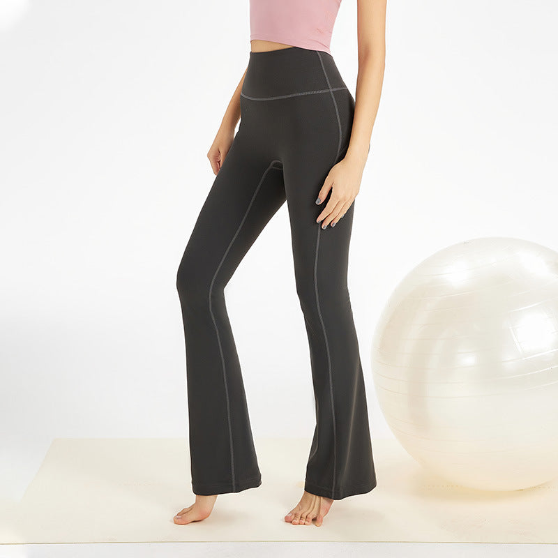 Dame Flared Sportleggings med høj talje og åndbart materiale Stilla