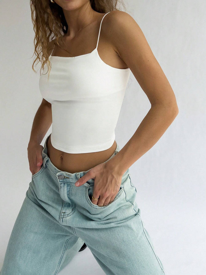 Dame ærmeløs Crop-Top Skovae