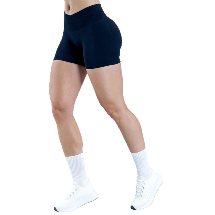 Damer sporty shorts med høj talje og figursyet snit Skovae