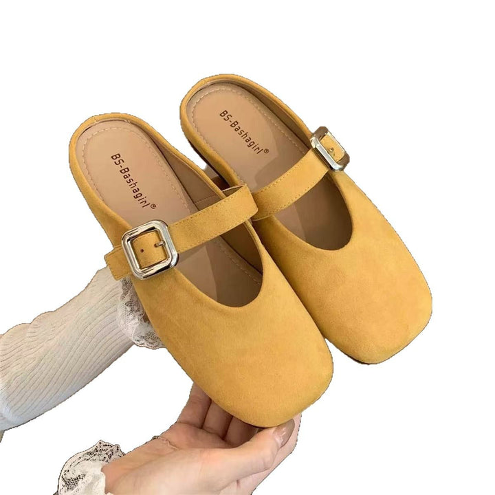 Dame Stilfulde Chunky Hælede Slide Mules Stilla