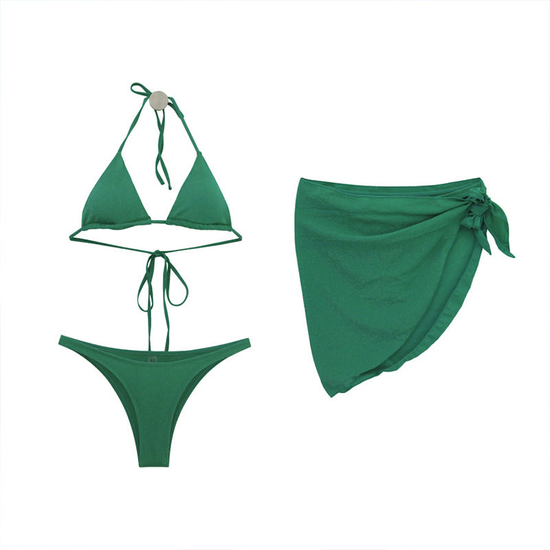 Dame bikini-sæt med justerbare stropper og elegant indpakningslook Stilla