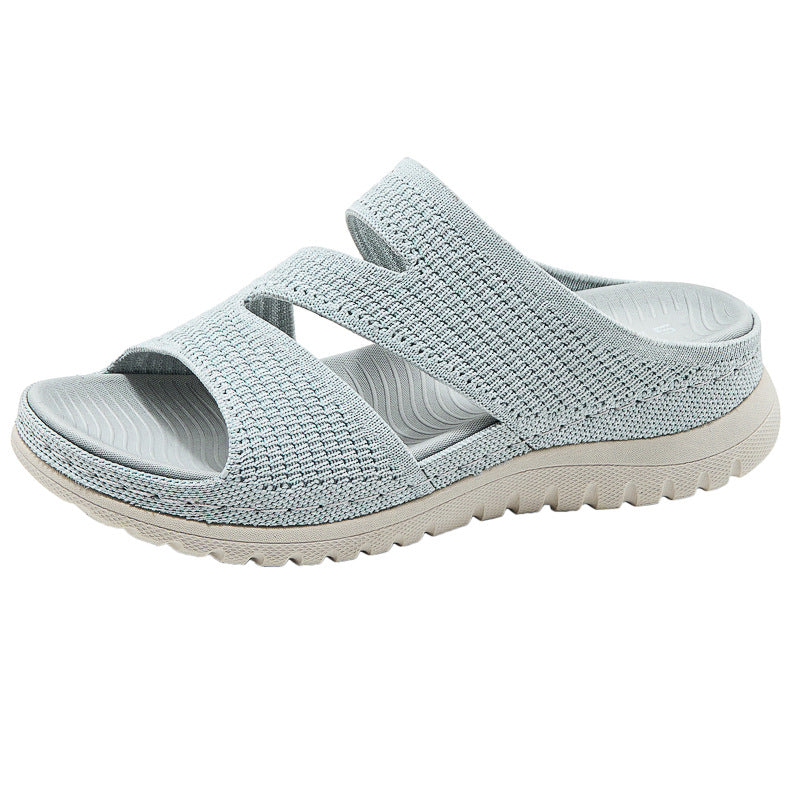 Dame Komfort-sandaler med åndbart overmateriale og fleksibel sål Stilla