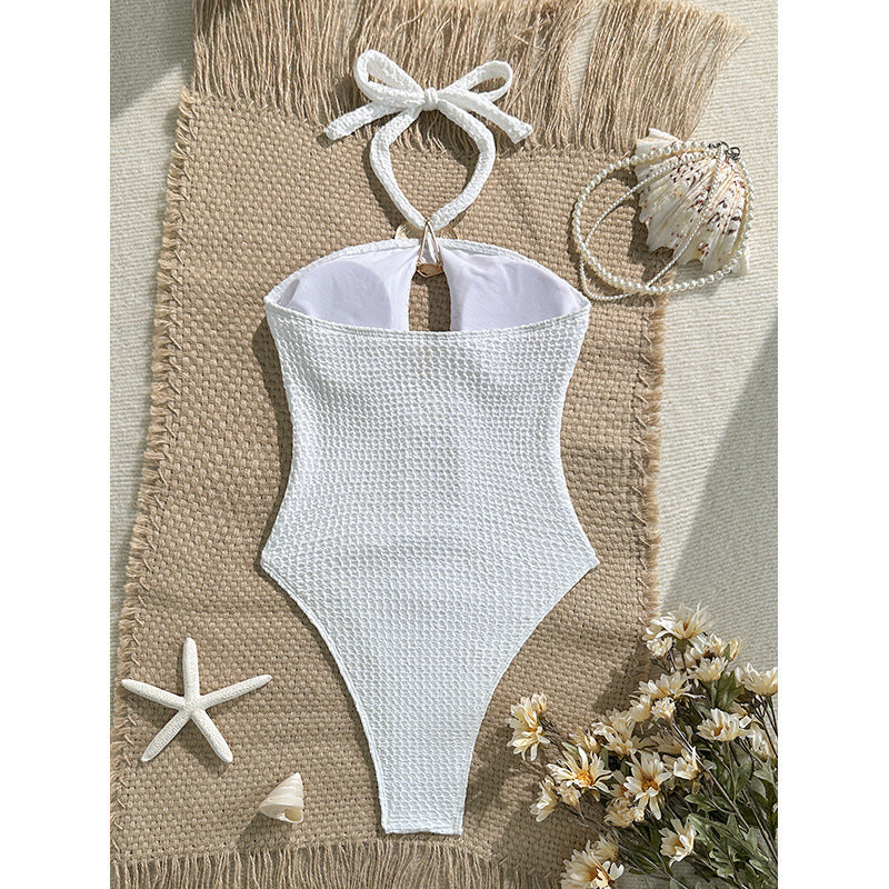 Dame éndel Badeanzug med raffineret cut-out-design og elegante fastgørelser Skovae