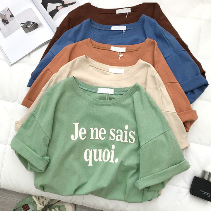 Dame Casual Graphic T-Shirt Stilla