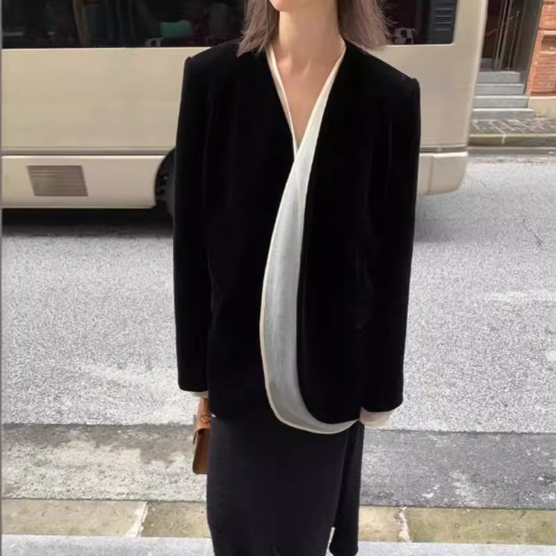 Dame elegant wrap frakke lavet af materialer af høj kvalitet Stilla