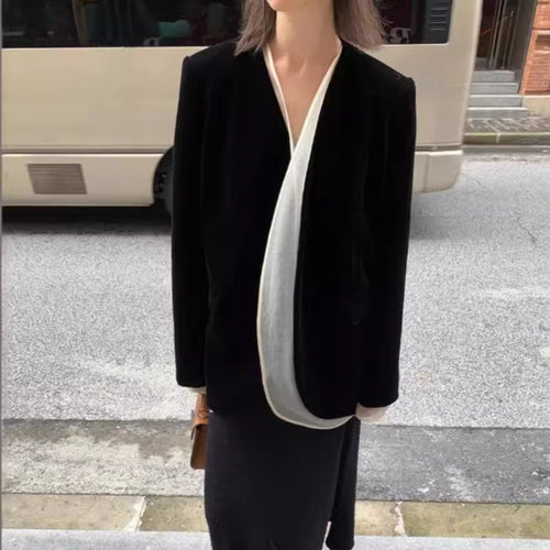 Dame elegant wrap frakke lavet af materialer af høj kvalitet Stilla