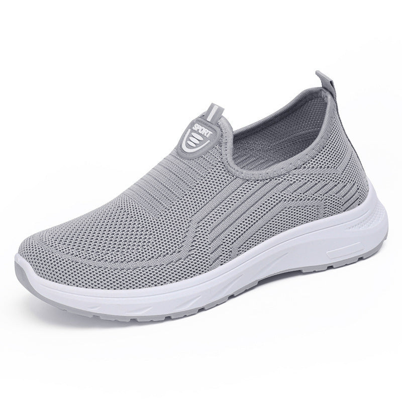 Femme Let Slip-On Sport Sneakers med åndbart strikket overmateriale Stilla