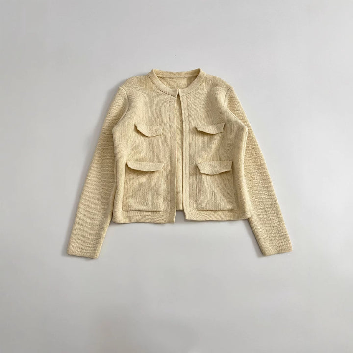 Femme Struktureret Utility-Jakke med Lomme Detaljer Stilla