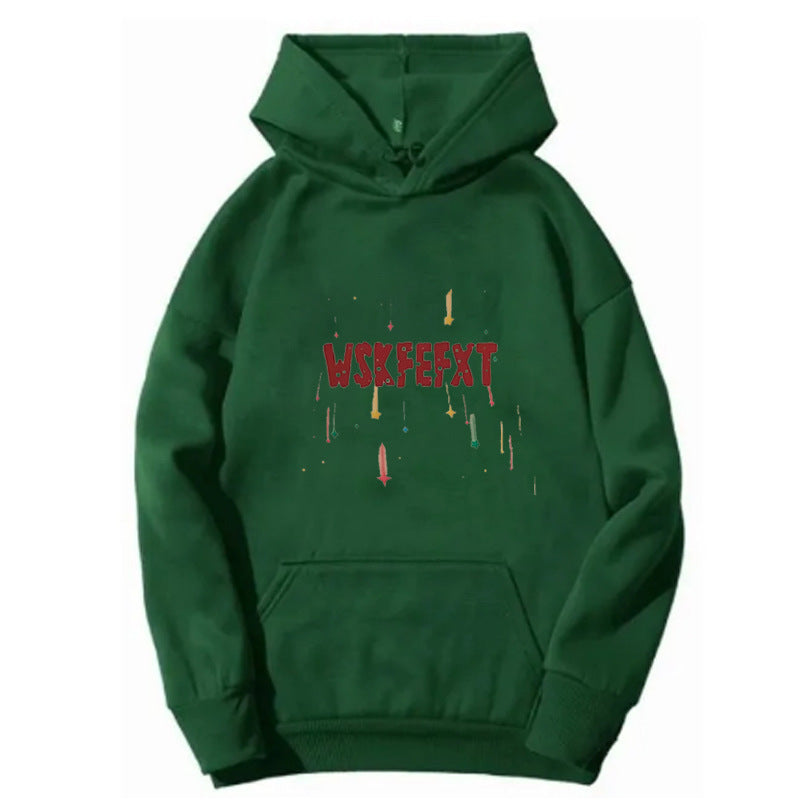 Kvinder hoodie med cool grafisk print Skovae