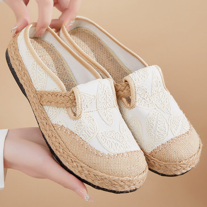 Dame Kvalitetsrige og elegante Clogs med blomsterbroderidesign Stilla