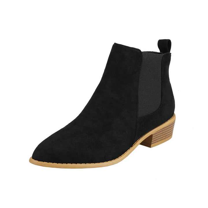Dame Chelsea-støvler i elegant suede-design Stilla