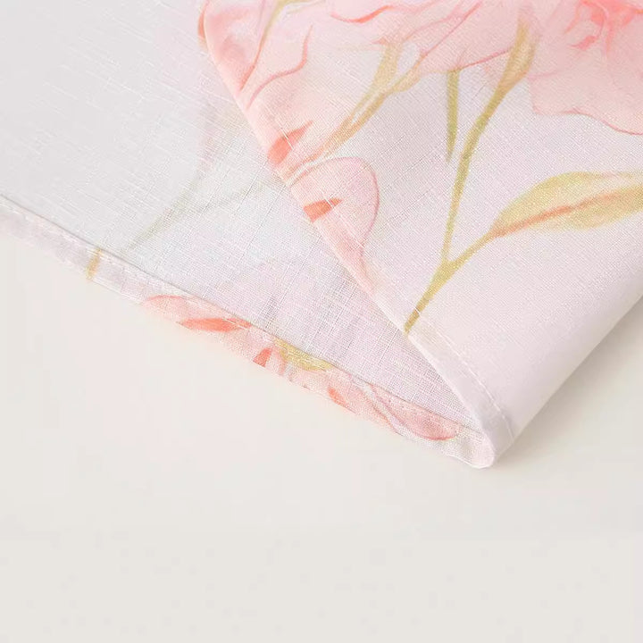 Femme Floral Broderet Ærmeløs Tunika-Top Stilla