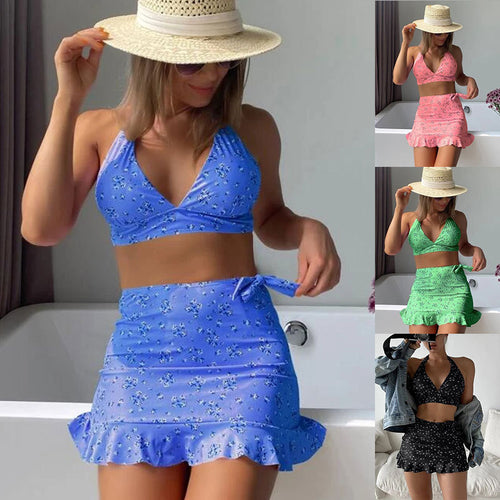Dame bikini-sæt med elegant indpakningslook og legende nederdel afslutning Stilla