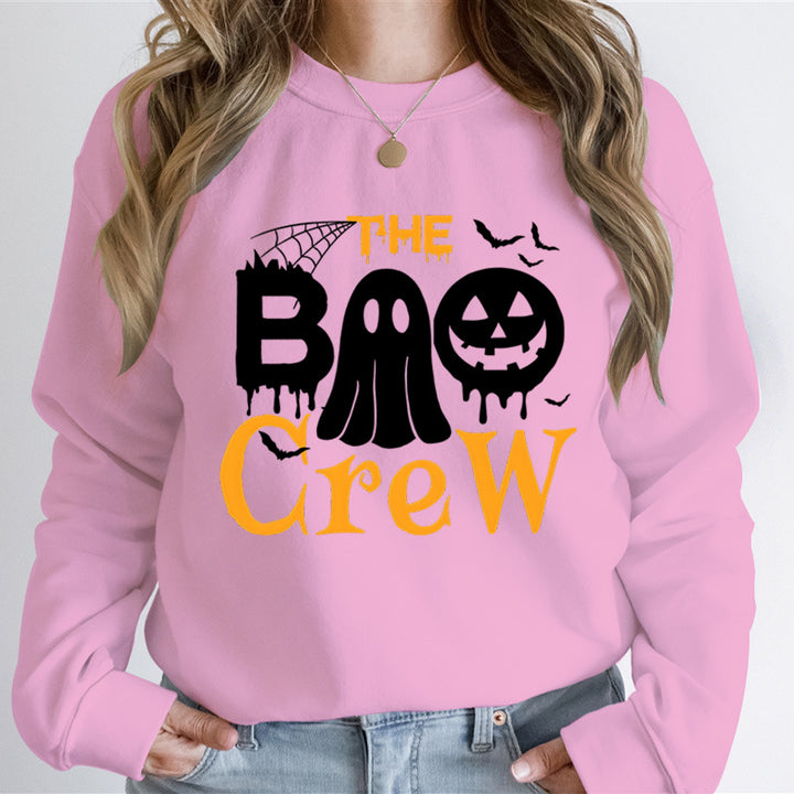 Kvinders sweatshirt med Halloween-tema og kreativ grafisk tryk Stilla