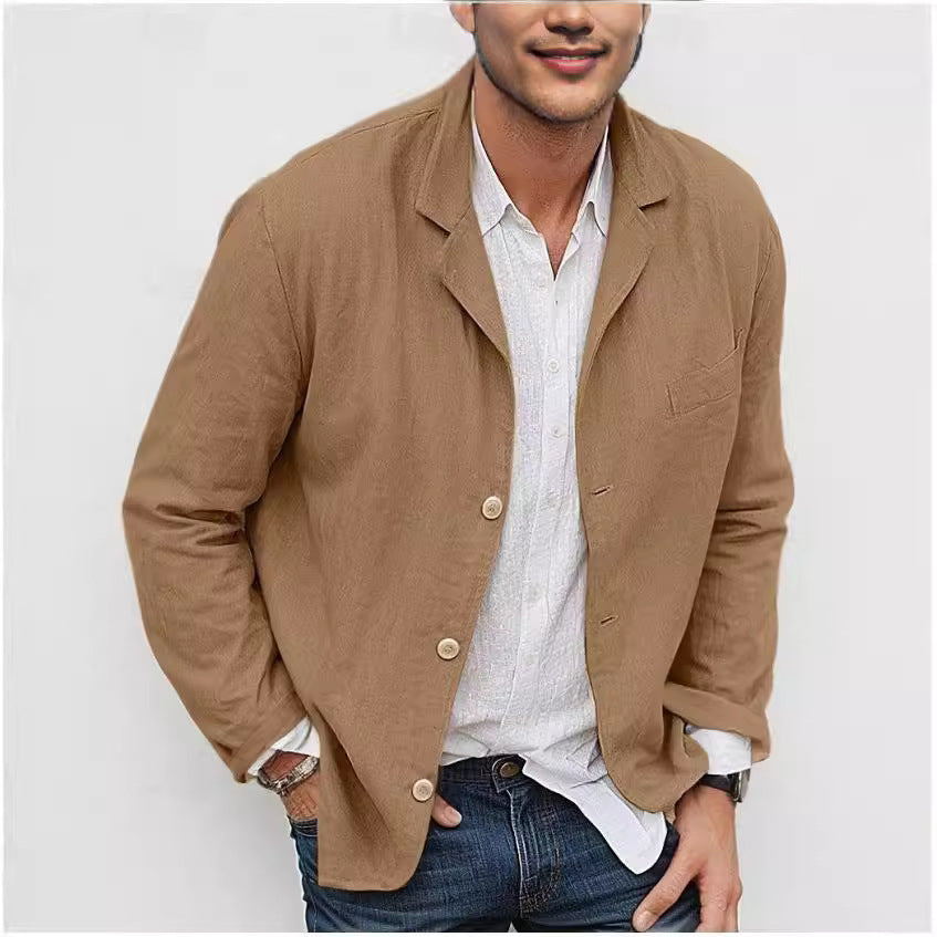 Herre elegant linnedjakke i casual-stil Stilla