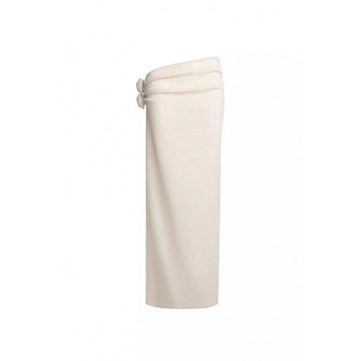 Dame Elegant Knyttet Midi-Nederdel Stilla