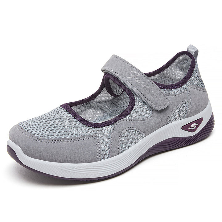 Femme Stilfulde Mesh Mary Jane Sneakers Stilla