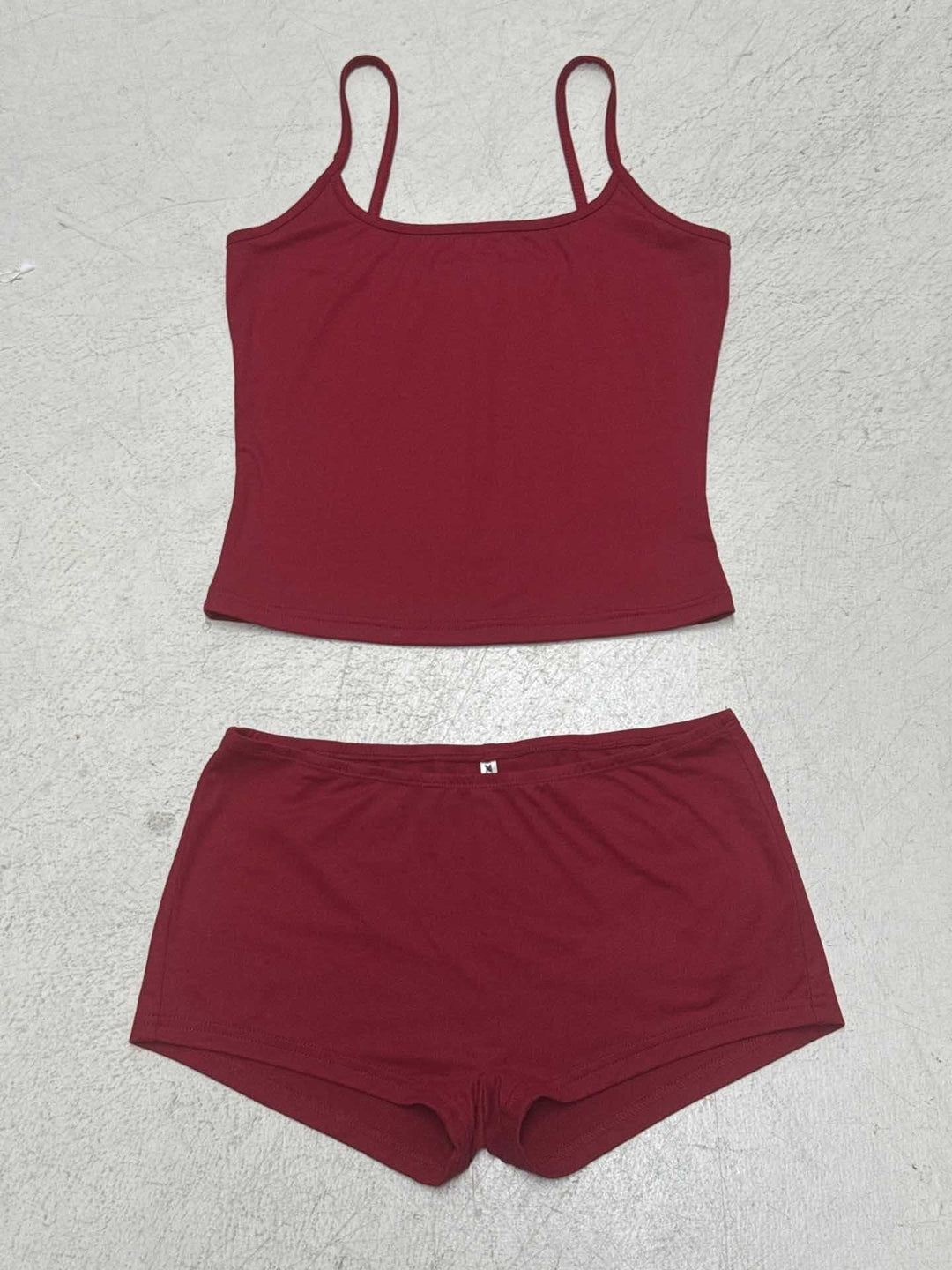 Damen bequemes Tanktop und Shorts-Set Skovae