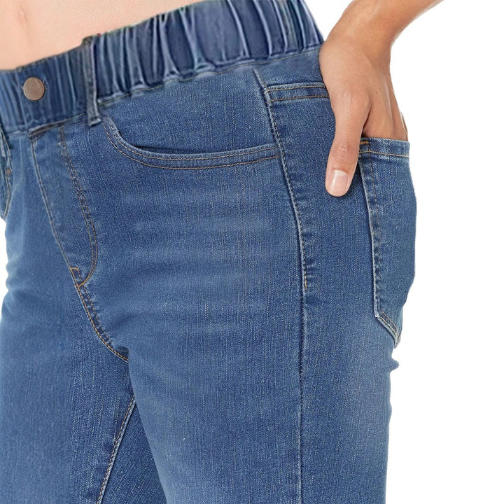 Dame Slim Fit Jeans med elastisk talje og smal ben Stilla