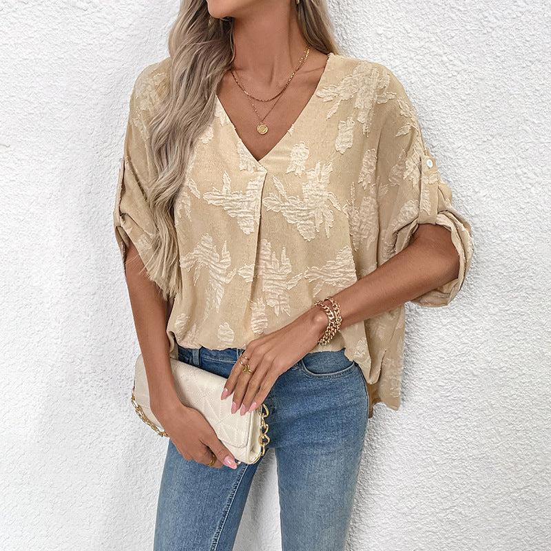 Damer Relaxed Fit Tekstureret Bluse Stilla