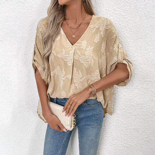 Damer Relaxed Fit Tekstureret Bluse Stilla