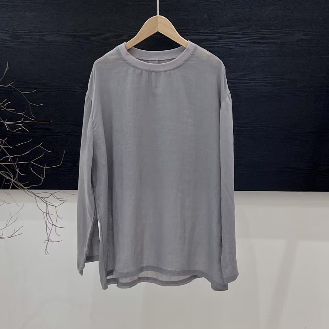 Femme Letvægts Langærmet Bluse Stilla