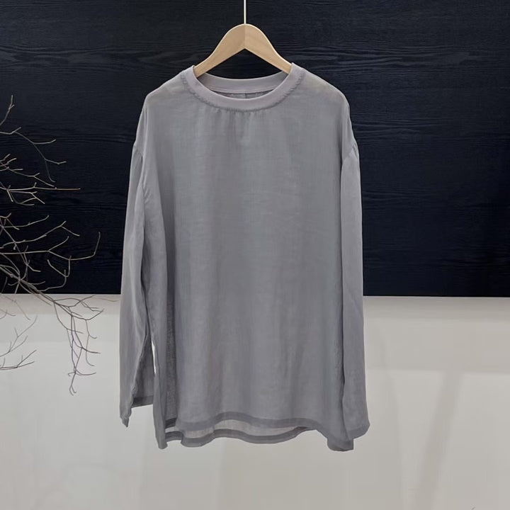 Femme Letvægts Langærmet Bluse Stilla