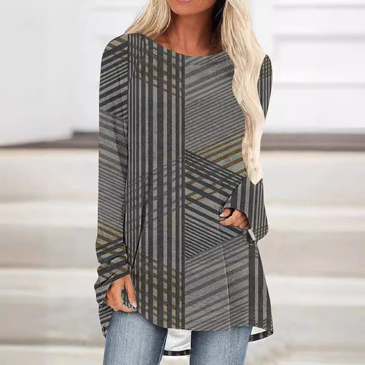 Stilla | Hot Selling Print Raglan Langærmet Sweatshirt