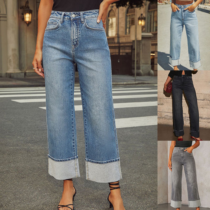 Dame Lækre Jeans med usædvanlig kant Stilla