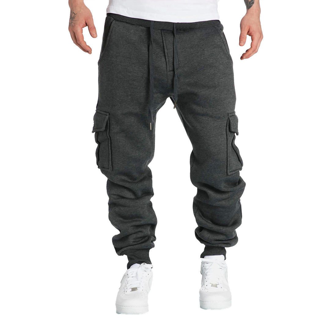 Herrer cargo joggingbukser med sidelommer og elastisk talje Stilla