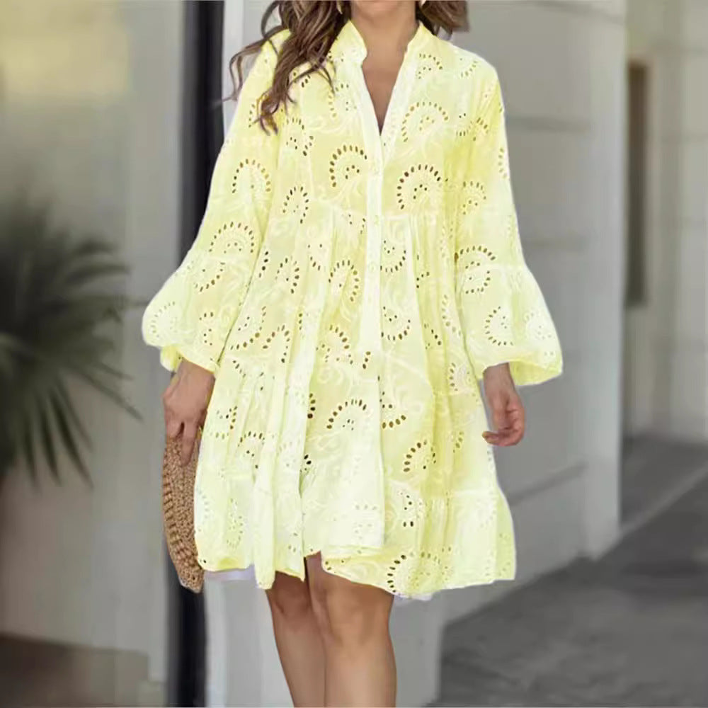 Dame Flydende Bohemian Sommerkjole Stilla