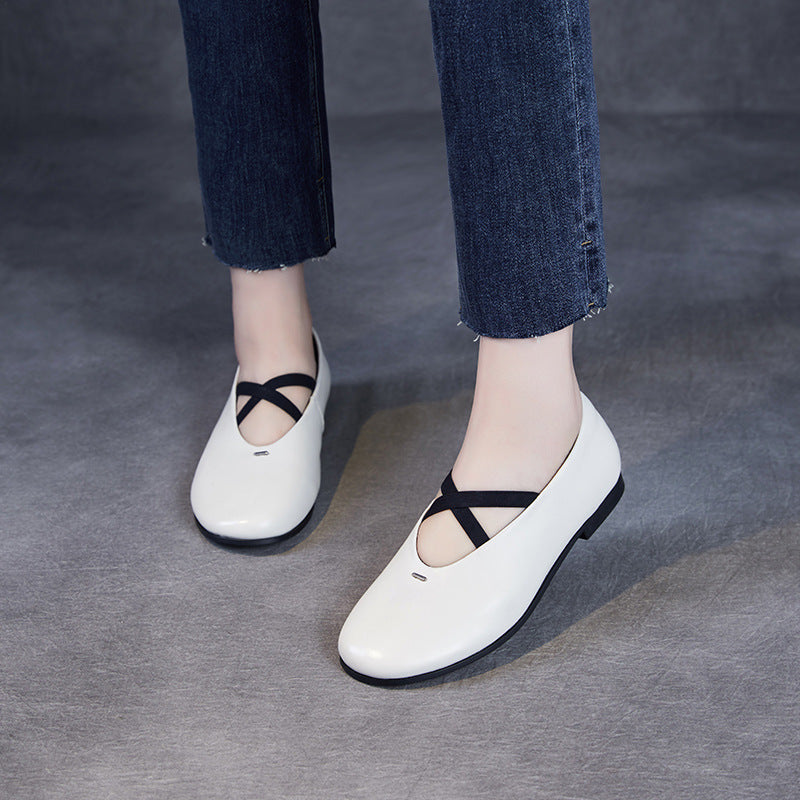Dame Elegante Krydsstrop Ballerinas Stilla