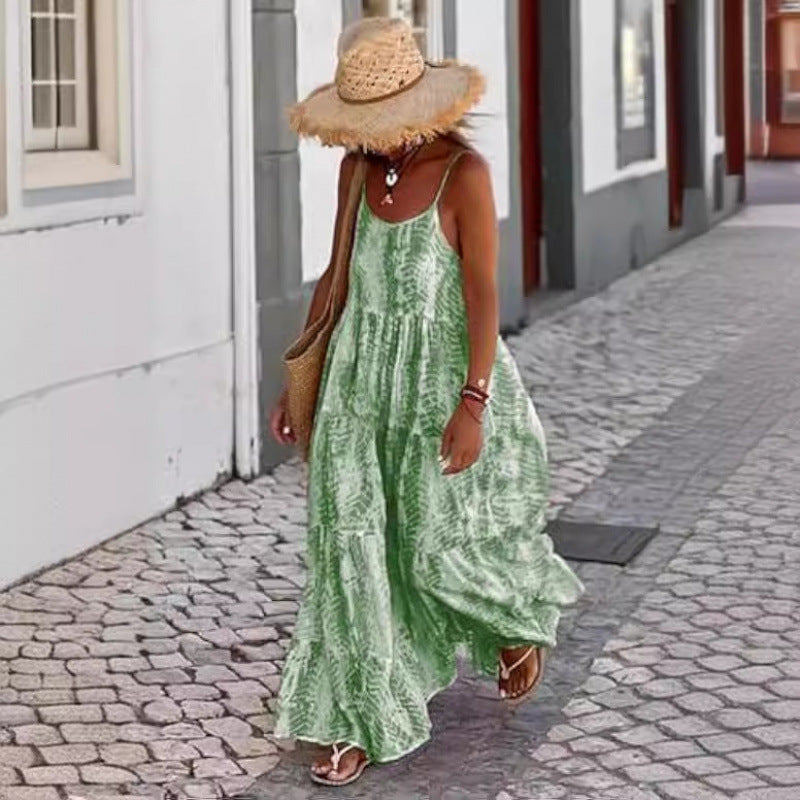 Dame Bohemian Trin Maxi Kjole Stilla