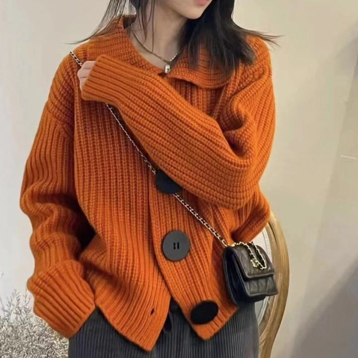 Femme Cozy Strikjakke med tekstur Stilla